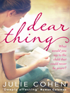 Dear Thing (eBook)